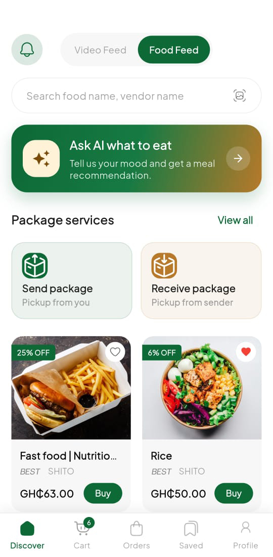 Zest Couriers app screenshot